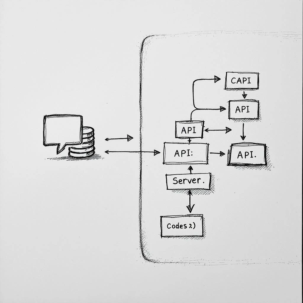 Workflow diagram showing migration from interactive chat interfaces to automated API pipelines in coding tasks